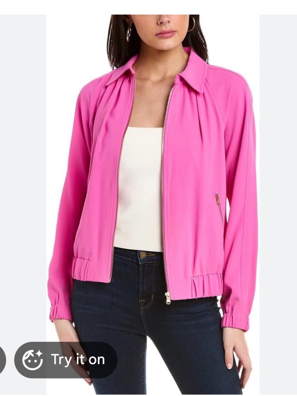 NWT Trina Turk Astounding bomber jacket